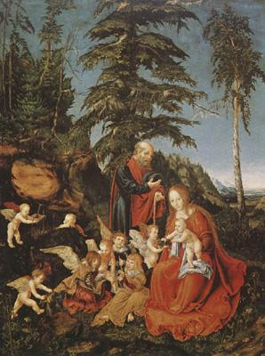 CRANACH, Lucas the Elder Rest on the Flight to Egypt (mk08) oil painting picture